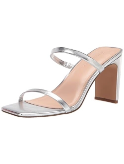 Women's Avery Square Toe Two Strap High Heeled Sandal