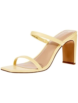 Women's Avery Square Toe Two Strap High Heeled Sandal