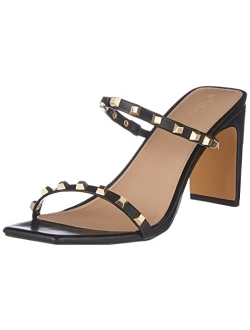 Women's Avery Square Toe Two Strap High Heeled Sandal