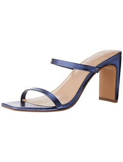 Women's Avery Square Toe Two Strap High Heeled Sandal