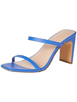 Women's Avery Square Toe Two Strap High Heeled Sandal