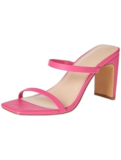 Women's Avery Square Toe Two Strap High Heeled Sandal