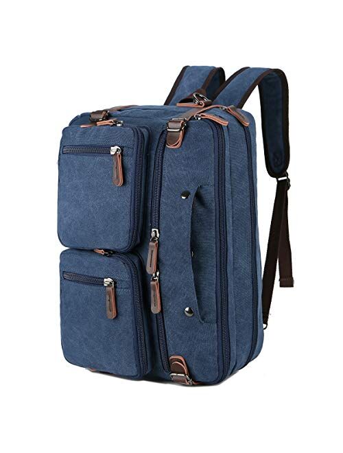 BAOSHA Convertible Briefcase Backpack 17 Inch Laptop Bag Case Business Briefcase HB-22