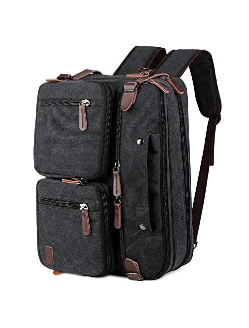 BAOSHA Convertible Briefcase Backpack 17 Inch Laptop Bag Case Business Briefcase HB-22