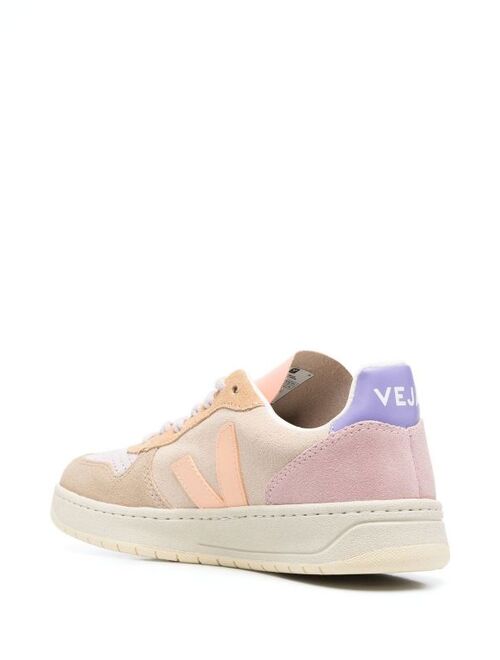 VEJA V-10 panelled low-top sneakers