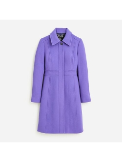 New lady day topcoat in Italian double-cloth wool