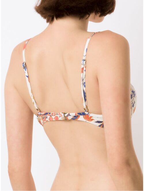 Lygia & Nanny Fiji printed bikini top