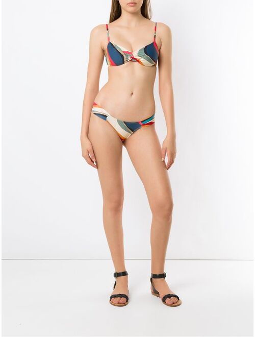 Lygia & Nanny Cassis printed bikini top