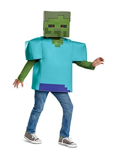 Disguise Minecraft Classic Zombie Halloween Costume for Kids