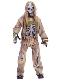 Child Skeleton Zombie Halloween Costume