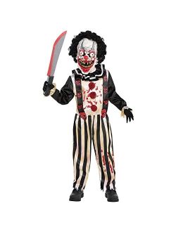 Amscan Slasher Clown Zombie Halloween Costume Set