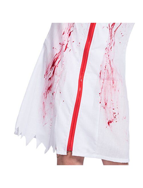 EraSpooky Girls Halloween Zombie Nurse Costume