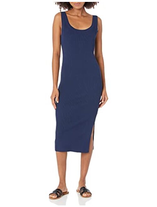 The Drop Women's Yasmin Rib Midi Sweater Tank Dress