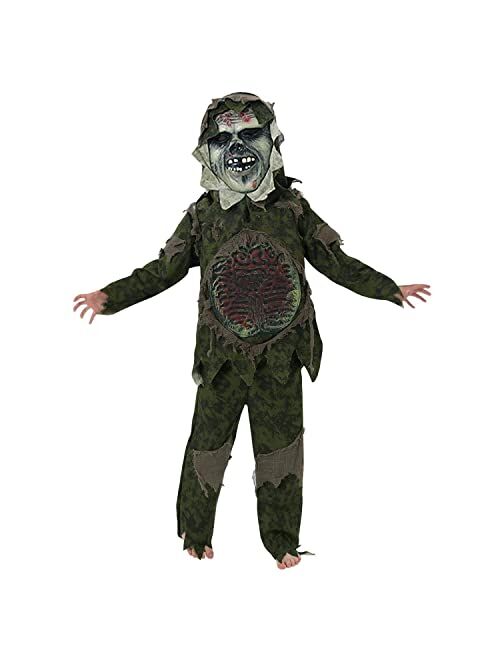 Young Antelope Zombie Costume Monster Cosplay Halloween Kids Role play Dress Up Party