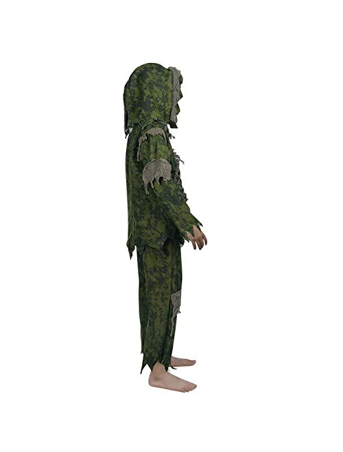 Young Antelope Zombie Costume Monster Cosplay Halloween Kids Role play Dress Up Party