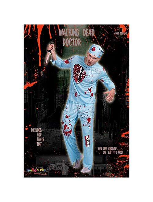 EraSpooky Zombie Bloody Doctor Halloween Costume