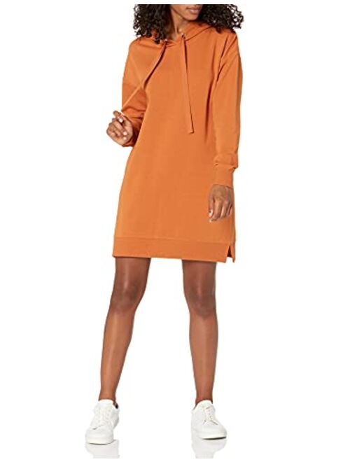 The Drop Women's Iona Long Sleeve Hooded Mini Sweatshirt Dress