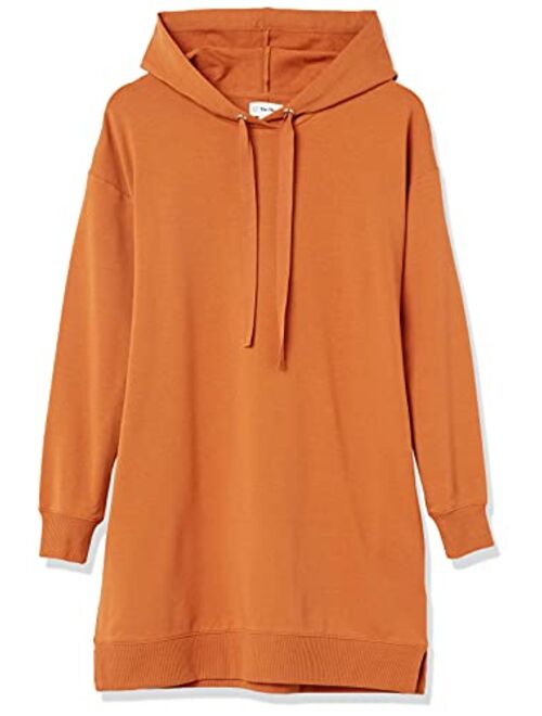 The Drop Women's Iona Long Sleeve Hooded Mini Sweatshirt Dress