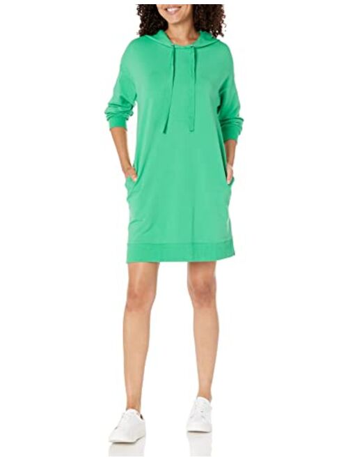 The Drop Women's Iona Long Sleeve Hooded Mini Sweatshirt Dress