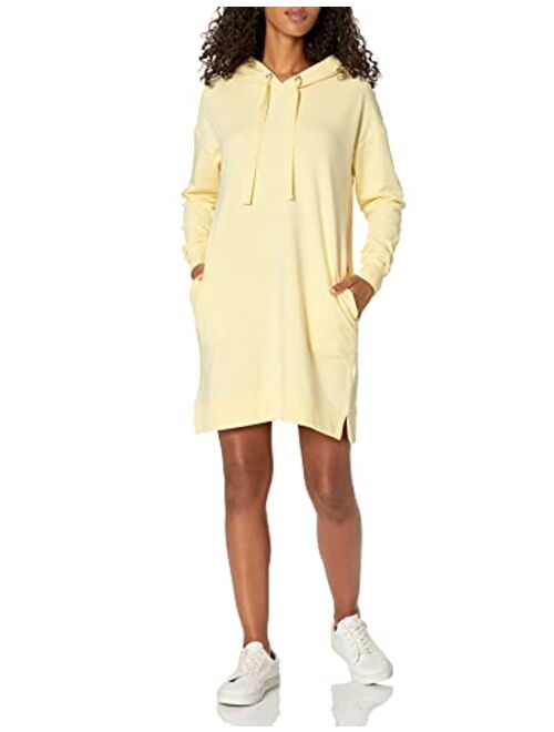 The Drop Women's Iona Long Sleeve Hooded Mini Sweatshirt Dress