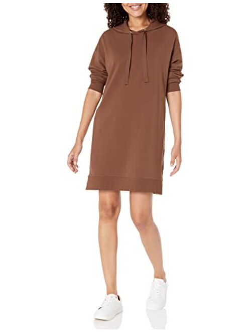 The Drop Women's Iona Long Sleeve Hooded Mini Sweatshirt Dress