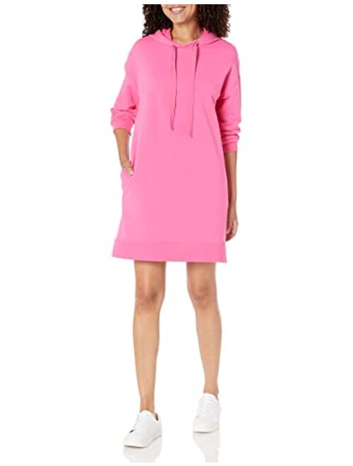 The Drop Women's Iona Long Sleeve Hooded Mini Sweatshirt Dress