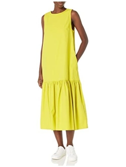 Women's Ilana Loose Sleeveless Wide-Hem Poplin Maxi Dress