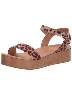 Women's Two Band Flatform Sandal