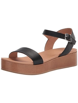 Women's Two Band Flatform Sandal