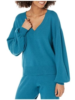 Women's Mia Bell Sleeve V-Neck Supersoft Sweater