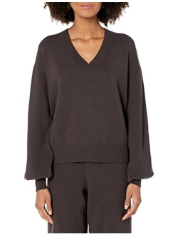 Women's Mia Bell Sleeve V-Neck Supersoft Sweater