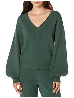 Women's Mia Bell Sleeve V-Neck Supersoft Sweater