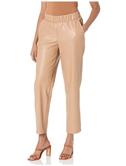 Women's @Lisadnyc Vegan Leather Pull-On Jogger