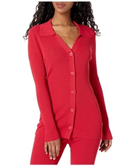 Women's Constance Rib Button Down Sweater