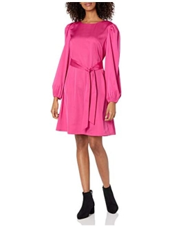 Women's @shopdandy Belted Silky Stretch Dress