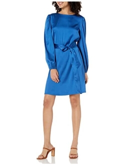 Women's @shopdandy Belted Silky Stretch Dress