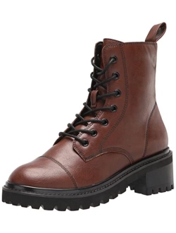 Women's Sparta Chunky Sole Lace Up Combat Boot