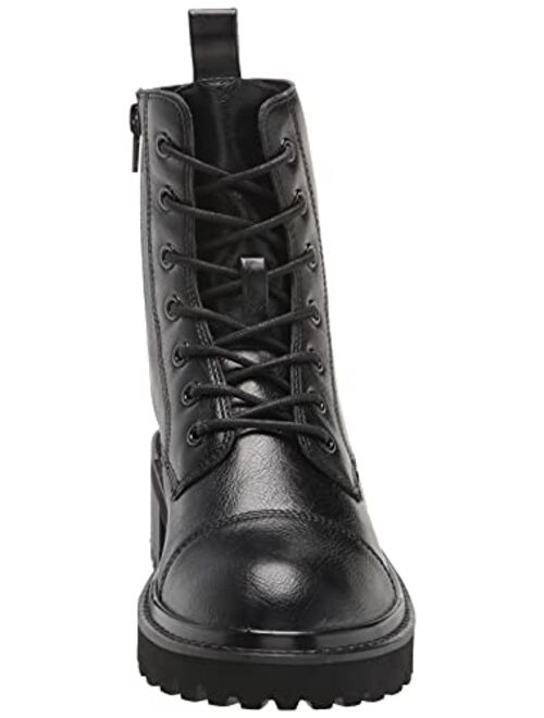 The Drop Women's Sparta Chunky Sole Lace Up Combat Boot