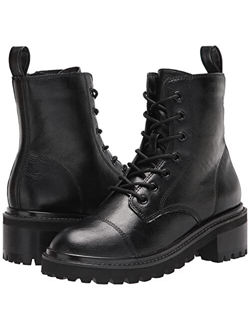 The Drop Women's Sparta Chunky Sole Lace Up Combat Boot