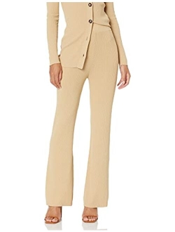 Women's Ellison Rib Flare Leg Sweater Pant