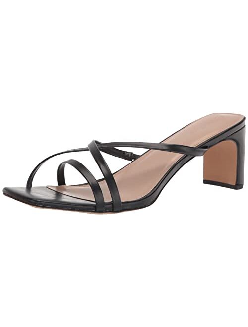 The Drop Women's Amelie Strappy Square Toe Heeled Sandal