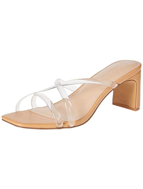 The Drop Women's Amelie Strappy Square Toe Heeled Sandal