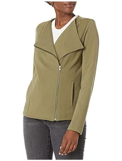 Women's @Caralynmirand Long Sleeve Knit Moto Jacket