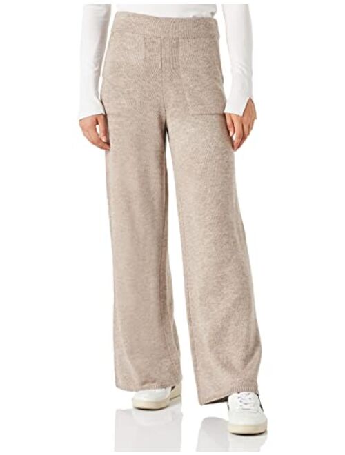 The Drop Women's Cynthia Wide Leg Sweater Pant