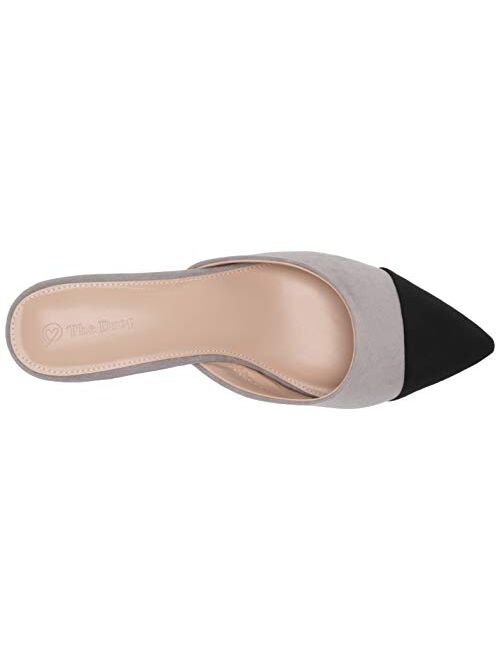 The Drop Women's Paulina Pointed Toe Two-Tone Mule