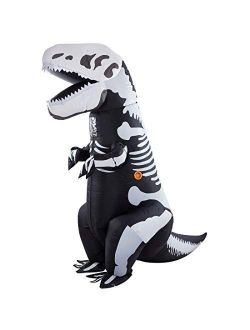 Lulu Home Halloween Dinosaur Costume, Inflatable T-Rex Dinosaur Halloween Costume for Adults