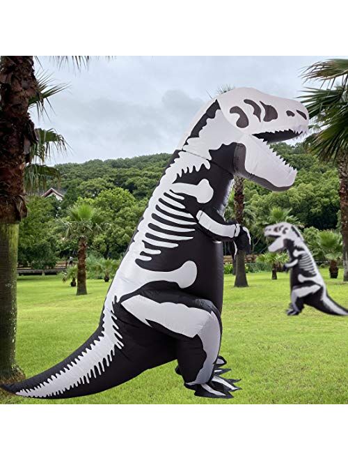 Lulu Home Halloween Dinosaur Costume, Inflatable T-Rex Dinosaur Halloween Costume for Adults