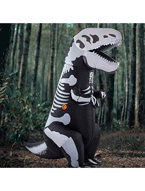 Lulu Home Halloween Dinosaur Costume, Inflatable T-Rex Dinosaur Halloween Costume for Adults