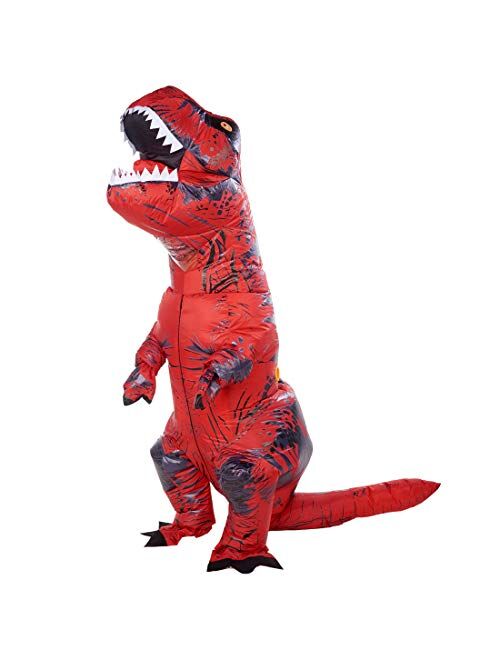 Lulu Home Halloween Dinosaur Costume, Inflatable T-Rex Dinosaur Halloween Costume for Adults