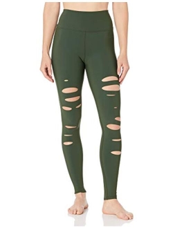 Women's High Waisted Ripped Warrior Legging